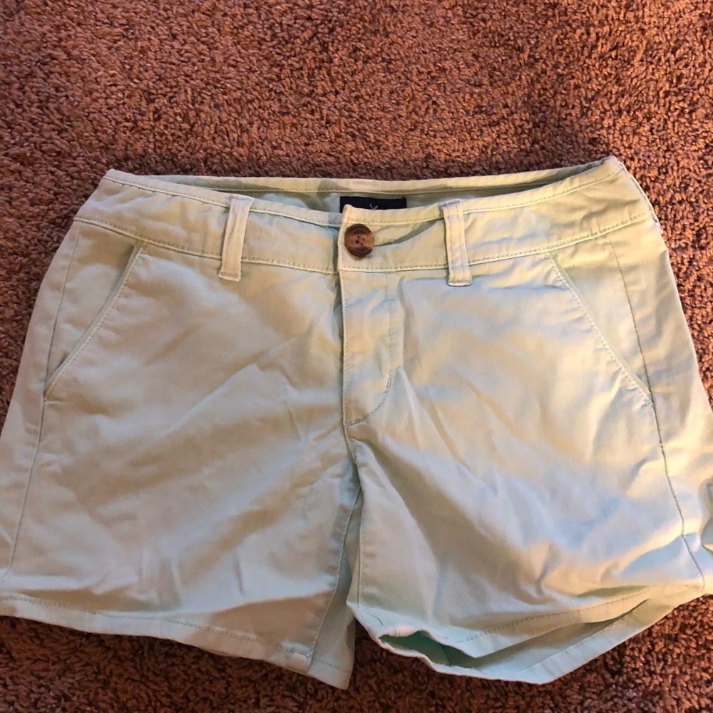 American Eagle mint colored shorts
